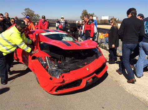 Ferrari 458 Speciale Crashes During Track Attack In South Africa