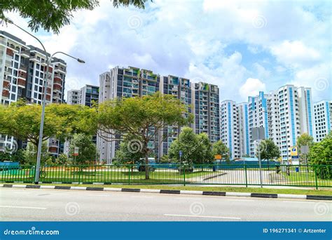 Singapore public housing apartments in punggol district, singapore