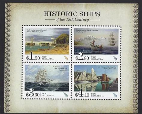 New Zealand 2022 Historic Ships Miniature Sheet Unmounted Mint Mnh 15
