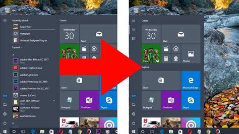 How To Hide The App List From The Start Menu In Windows 10 Youtube