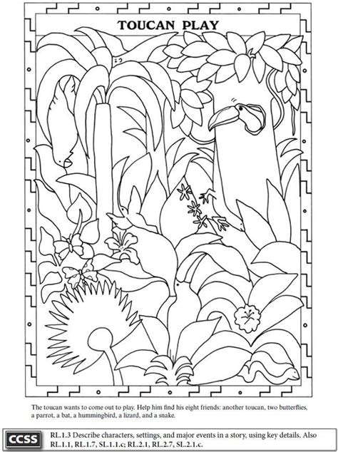 The moon and stars are no match for this spotted unicorn! Kapok Tree Coloring Page - Coloring Home