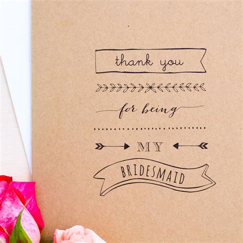 Check spelling or type a new query. 'thank you for being my bridesmaid' card by paper craze ...