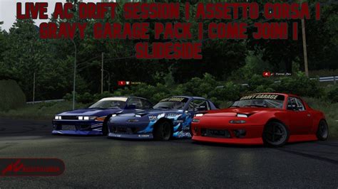 Live Ac Drift Session Assetto Corsa Gravy Garage Pack Come Join