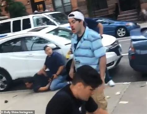 NYPD Cop Filmed Kneeling On A Suspect S Head During Arrest Daily Mail Online