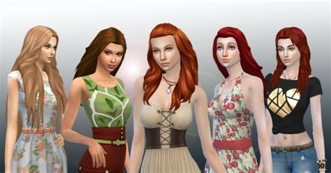 Sims 4 Hairs ~ Mystufforigin Long Hair Pack 6