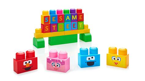 Mega Bloks Lets Build Sesame Street Buildable Playset Building Building