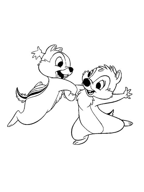 Chip And Dale Coloring Pages Best Coloring Pages For Kids