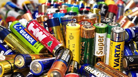 Many Multi Colored Used Batteries Aa Types Stock Footage Sbv 338282515