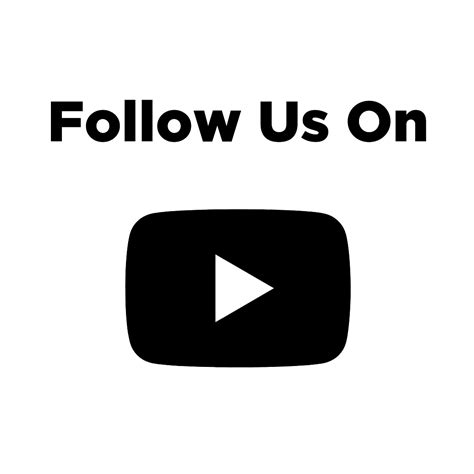 Follow Us On Youtube Transparent Png Stickpng