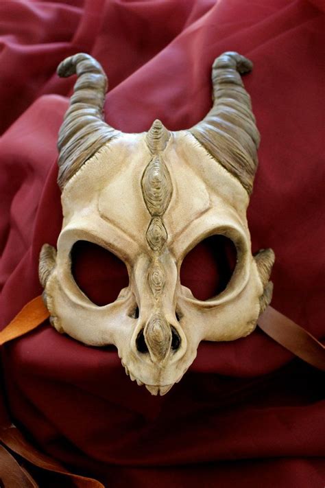 Dragon Skull Resin Mask By Aishavoya On Deviantart Skull
