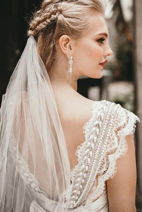20 Wedding Updos With Veil On Top Fashionblog