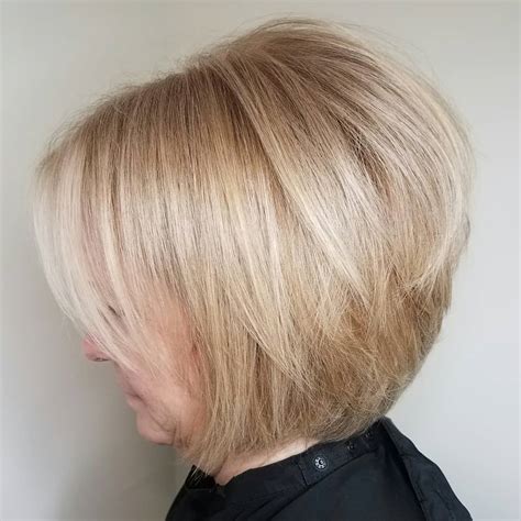 23 Short Bob Hairstyles With Fringe For Over 50 Hairstyle Catalog