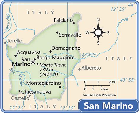 Where Is San Marino Located On A Map Of Europe Secretmuseum