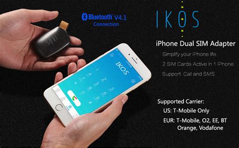 Often, a sim card is provided with the purchase of a phone by your carrier and it is used to store data about your account. IKOS Bluetooth Dual SIM Adapter Compatible with iPhone X 8 7 6S 6 Plus iPod iOS System, High ...
