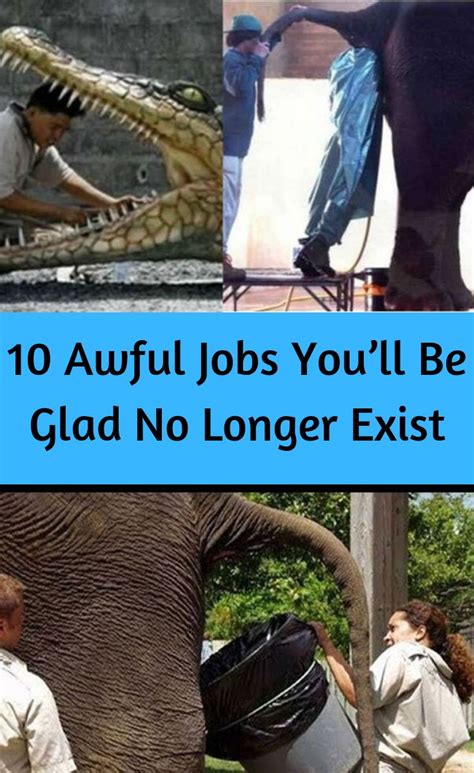 10 Awful Jobs Youll Be Glad No Longer Exist Celebrities Funny Daily