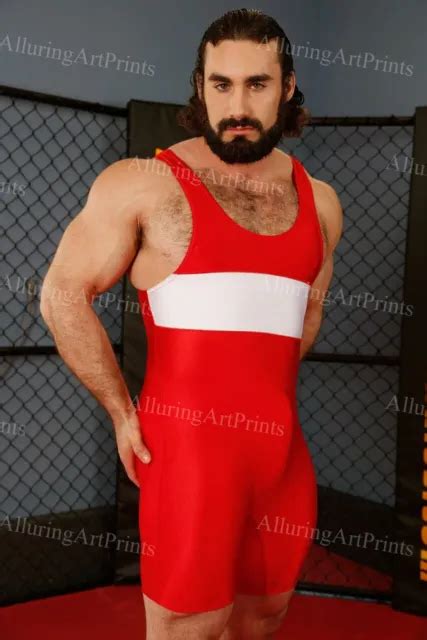 Jaxton Wheeler Male Model Print Muscular Handsome Beefcake Hairy