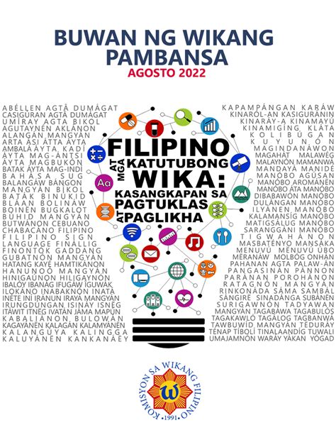 Buwan Ng Wika Filipino At Mga Katutubong Wika Kasangkapan Sa