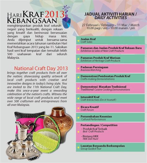 Hari kraf kebangsaan malaysia 2020 quotlaporan khasquot silang zaman. HARI KRAF KEBANGSAAN 2013 | Kompleks Kraf Langkawi
