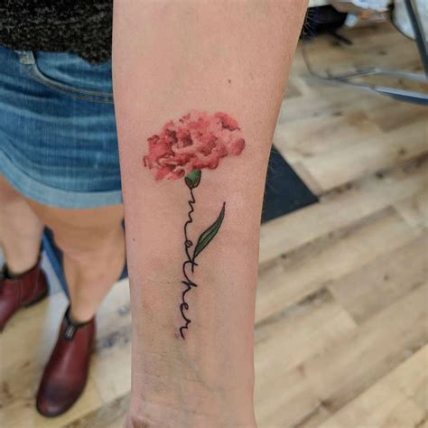 Best Carnation Flower Tattoo Designs With Meanings