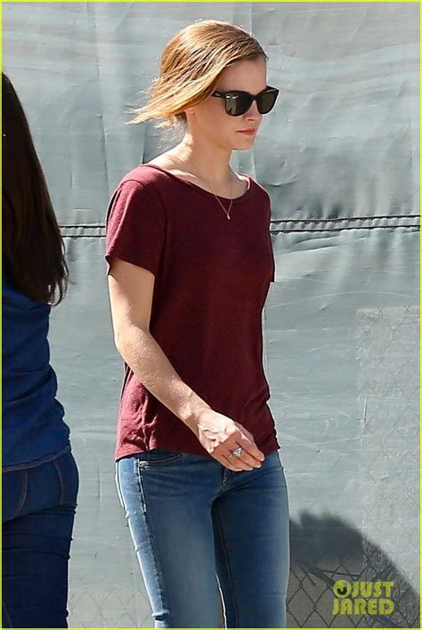 Emma Watson Goes Casual For The Circle Filming Before The Weekend