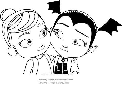 Obtener Dibujos Para Colorear De Vampirina Y Sus Amigas Gratis Sexiz Pix