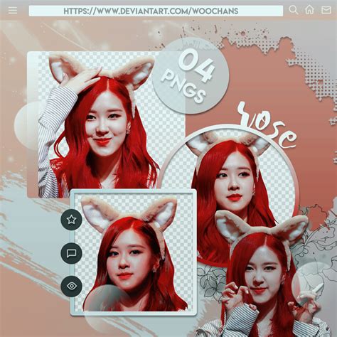 Designed and produced lovingly at home with an inkjet . #143 PNG PACK BLACKPINK Rose by woochans on DeviantArt ...