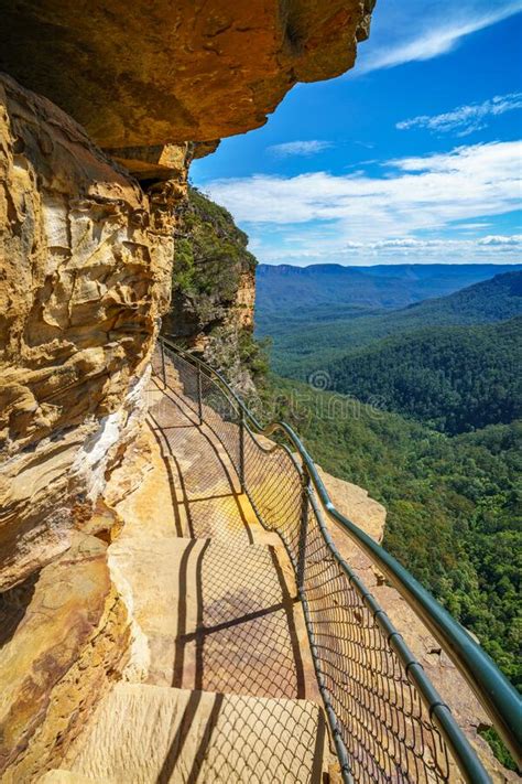 Hiking In The Blue Mountains National Park Australia Stock Image