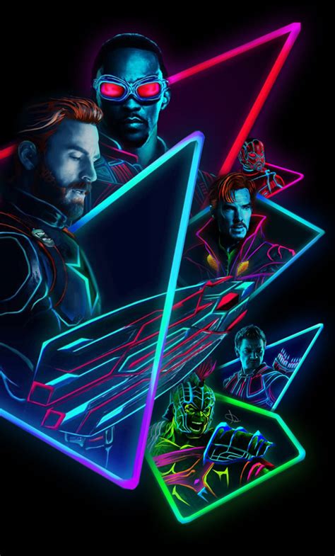 Daftar Wallpaper Avengers Infinity War Neon Download Kumpulan