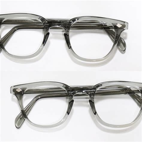 vintage 1950 s uss military official eyeglasses gray smoke [46 24] ｜ ビンテージ眼鏡 american classics