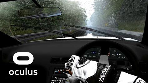 DRIFTING Mount Akina In The RAIN Assetto Corsa VR Gameplay Oculus