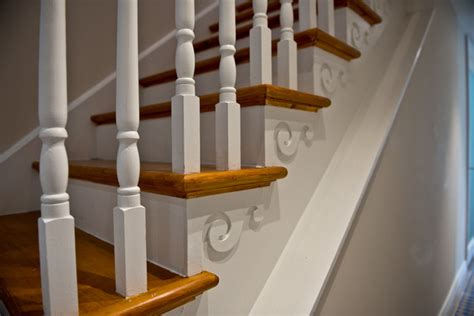 Traditional New Stairs Installed Where The Original Stairs Would Have