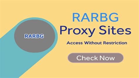 Rarbg Proxy Best Rarbg Unblocked Alternative Mirror Sites