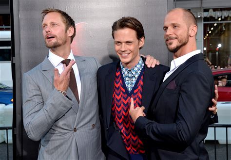 Surely this skarsgård was not related to alexander, bill, and stellan, because that would be too many tall. Alexander Skarsgård Trolling His Brother At 'It' Premiere ...