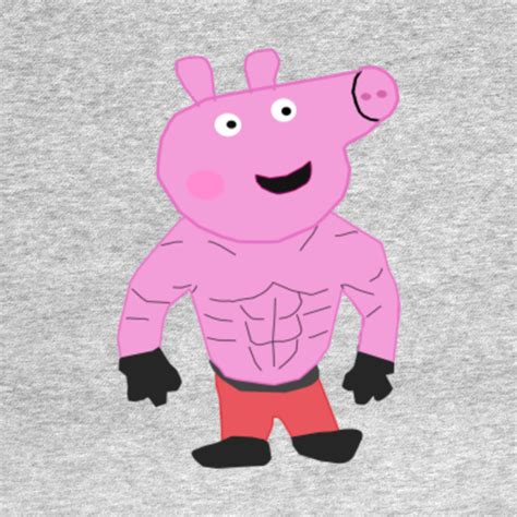 Peppa Muscle Peppa Pig Crewneck Sweatshirt Teepublic