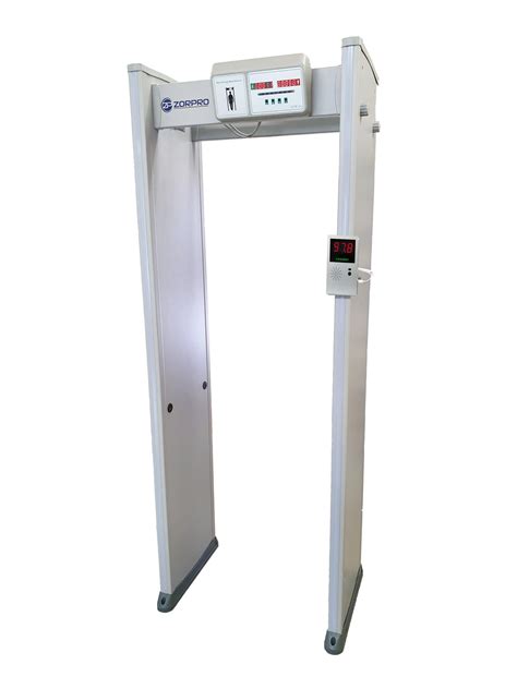 Zorpro 6t Metal Detector And Body Temperature Scanner Zorpro