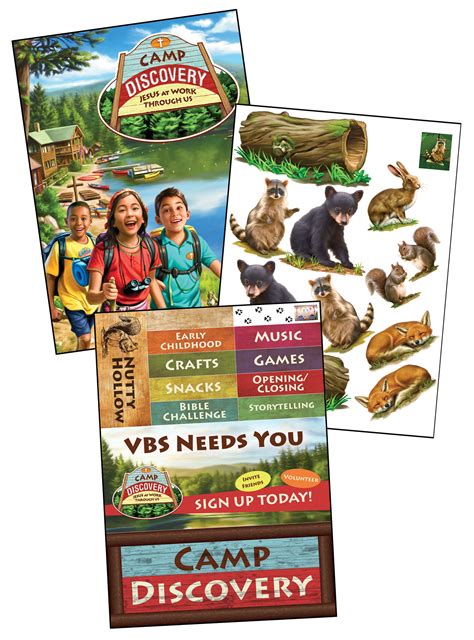 Camp Discovery Decorating Posters 3 43 X 60 Vbs 2015