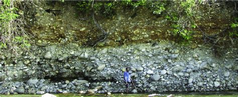 Imbricated Boulder Gravel In The Medial Part Of The Matiali Fan T3b