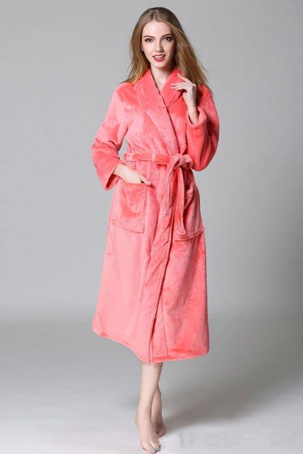 Buy Sensfun Warm Robes Winter Peignoir Femme Capuche