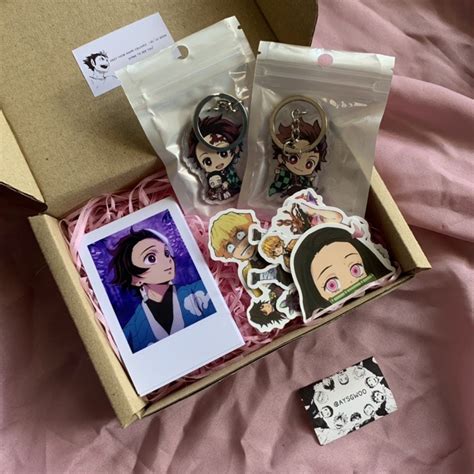 Anime Demon Slayer Set Boxes Tanjiro Kamado Nezuko Kamado Shopee Malaysia
