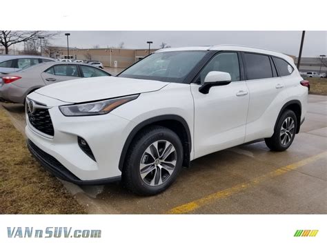 2020 Toyota Highlander Xle Awd In Blizzard White Pearl 002742