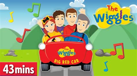 The Wiggles Big Red Car 🚗 Wheels On The Bus 🚌 Nursery Rhymes