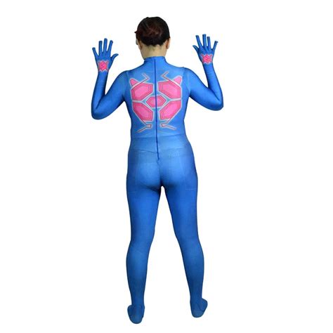 Samus Aran Zero Suit Spandex 3d Print Girl Costume Halloween Cosplay Party Zentai From Byydgj