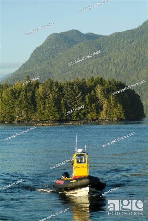 Boat In Harbour Tofino West Coast Vancouver Island British Columbia