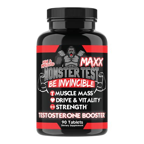 Angry Supplements Monster Test Maxx Maximum Strength Testosterone