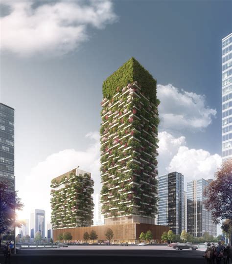 Two Vertical Forests By Stefano Boeri Take Root In China