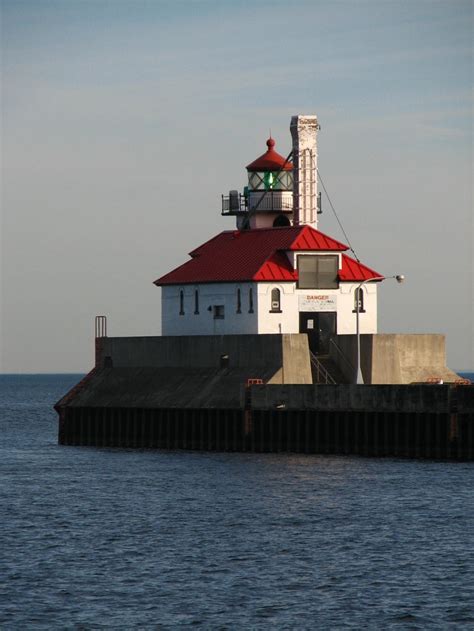 Duluth Harbor South Breakwater Outer Light Duluth Mn Visited In July