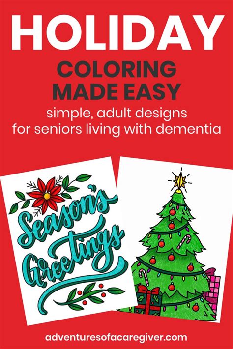 Free coloring pages for seniors. Pin on Activities for Alzheimer's and Dementia patients