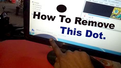 How To Remove Black Spot From Lcd Or Led Screen Hindi Youtube