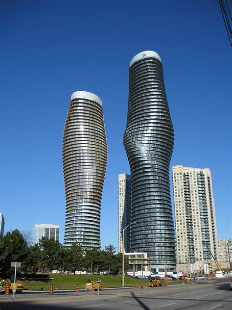 Absolute World Towers Mississauga Marilyn Monroe Twisting Building