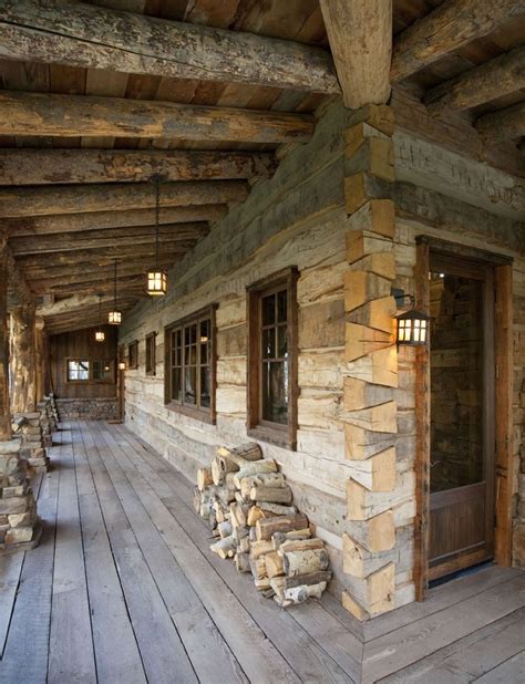 Wrap Around Porch The Dovetail Log Corners Get Me Every Time Log